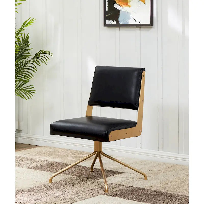 SAFAVIEH Couture Kanja Swivel Office Chair - 22Wx24Dx34H
