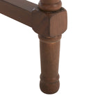 Scrivania a 2 cassetti Natural / Marrone in stile rustico – Stile classico, uso singolo