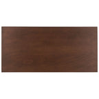 Scrivania a 2 cassetti Natural / Marrone in stile rustico – Stile classico, uso singolo