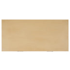 Scrivania a 2 cassetti Natural / Marrone in stile rustico – Stile classico, uso singolo