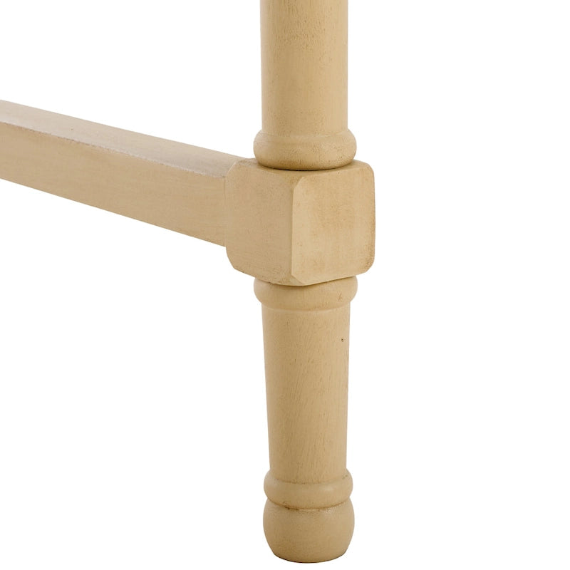 Scrivania a 2 cassetti Natural / Marrone in stile rustico – Stile classico, uso singolo