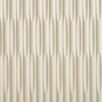 Credenza curva a 4 ante blu navy/beige/nera con gambe in metallo