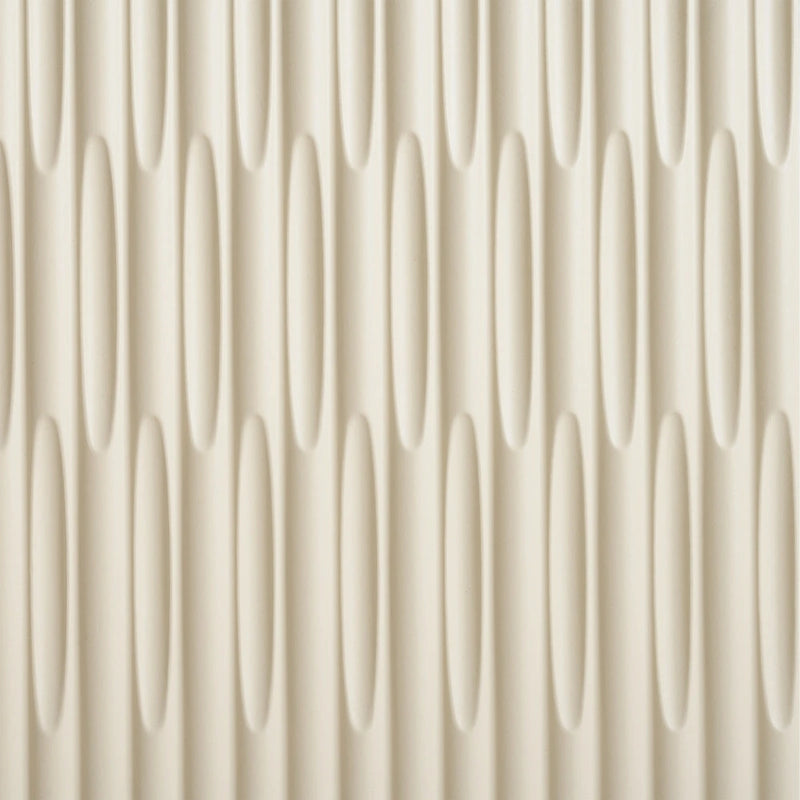 Credenza curva a 4 ante blu navy/beige/nera con gambe in metallo