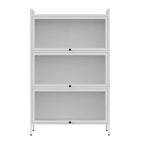 Credenza da dispensa in metallo bianco – Ante a scomparsa, monouso