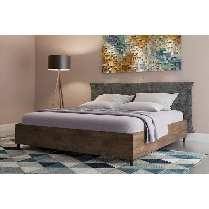 Giroletto Mid-Century in MDF color Talpa / Marrone / Bianco (Queen / King)