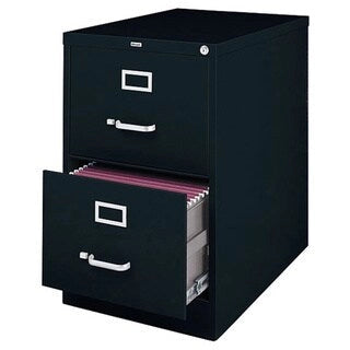 Armadietto classificatore verticale a 2 cassetti beige/nero/grigio – Formato protocollo, monouso