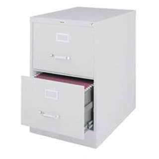 Armadietto classificatore verticale a 2 cassetti beige/nero/grigio – Formato protocollo, monouso