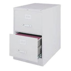 Armadietto classificatore verticale a 2 cassetti beige/nero/grigio – Formato protocollo, monouso