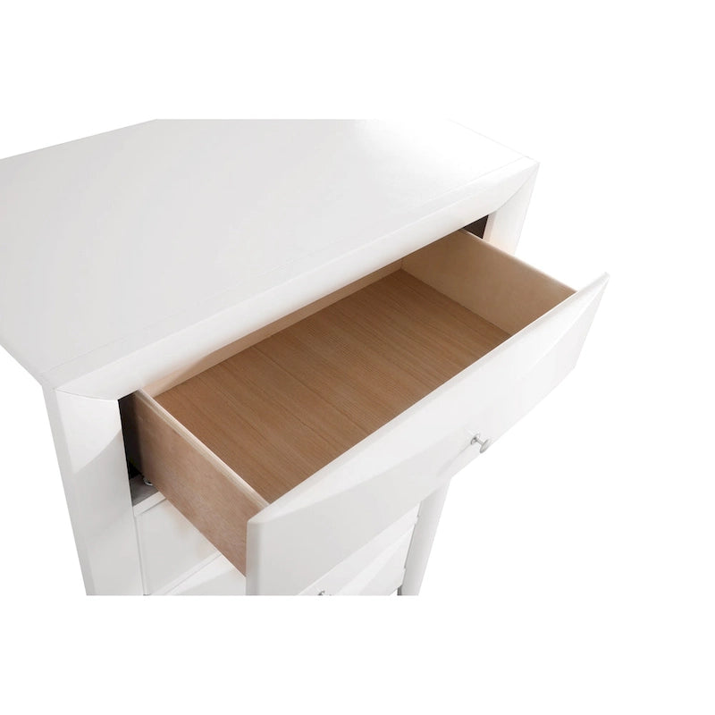Cassettiera a 5 cassetti Grigio / Cappuccino / Bianco / Argento / Nero / Ciliegio – Per 1 Persona