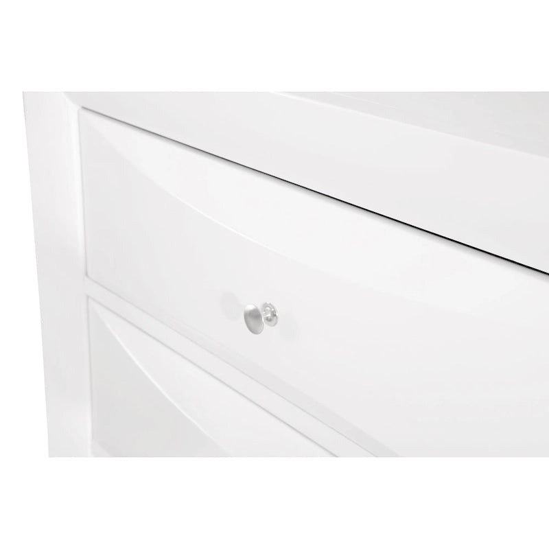 Cassettiera a 5 cassetti Grigio / Cappuccino / Bianco / Argento / Nero / Ciliegio – Per 1 Persona