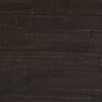 Cassettiera a 3 cassetti in legno di pino di recupero scuro con ferramenta in ottone (singola)