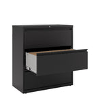 Classificatore laterale a 3 cassetti bianco/nero – Finitura opaca, monouso