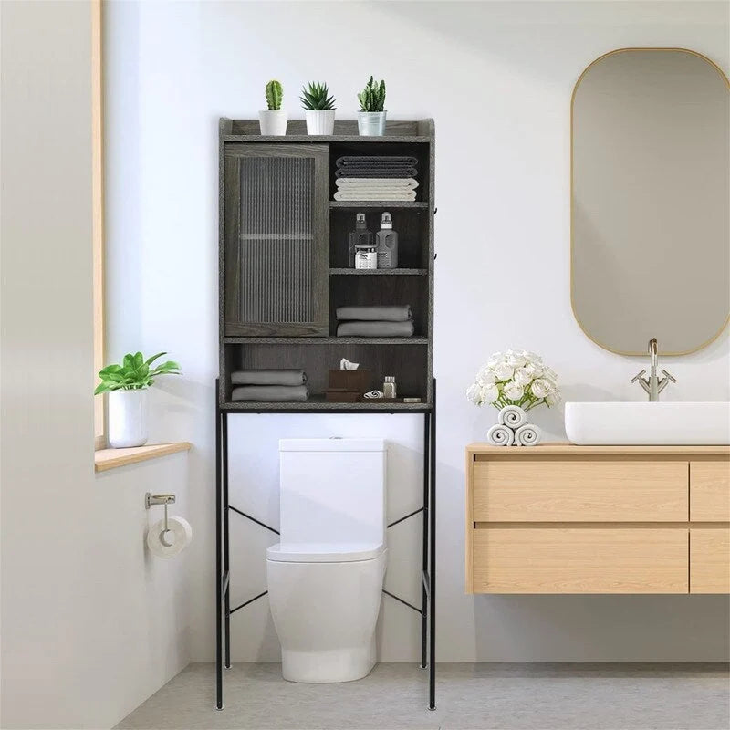 Mobiletto contenitore sopra il WC - 11.6P x 24.6L x 67A