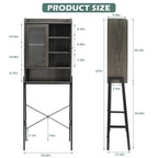 Mobiletto contenitore sopra il WC - 11.6P x 24.6L x 67A